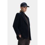Vakko Navy Cashmere Jacket - 34 - Mavi
