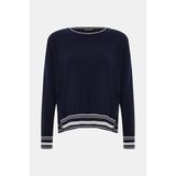Vakko Navy Crew Neck Knitwear - Mavi