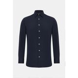 Vakko Navy Jersey Cotton Shirt - 2XL - Mavi