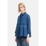 Vakko Navy Long Sleeve Shirt - 36 - Mavi