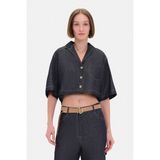 Vakko Navy Short Sleeve Shirt - 42 - Mavi