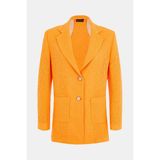 Vakko Orange Jacket - 40 - Turuncu