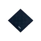 Vakko Pamuk İpek Eşarp - Monogram - Koyu Lacivert