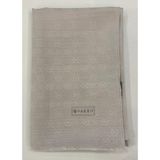 Vakko Pamuk İpek Monogram Şal 40752 Gümüş Renk ile Günlük ve Özel Günler İçin İdeal