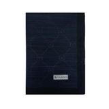 Vakko Pamuk İpek Monogram Şal 42140-Lacivert