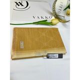 Vakko Pamuk İpek Şal Camel Renkli Desenli Şık Kumaş Özellikleri ile Kadınlar İçin Tasarlandı