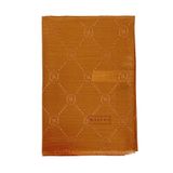 Vakko Pamuk İpek Şal - Monogram - Bakır