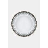 Vakko Piano Black&gold Pasta Plate