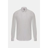 Vakko Pinpoint Shirt - 43 - Gri
