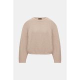Vakko Powder Pink Round Neck Knitwear - Pembe - S