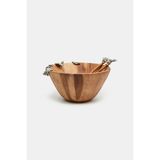 Vakko Salad Serving Bowl With Servers