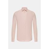 Vakko Salmon Twill Shirt - 40 - Pembe
