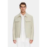 Vakko Sand Linen Jacket - Bej - 2XL