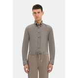 Vakko Shirt - M - Kahverengi