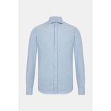 Vakko Striped Shirt - 40 - Mavi