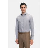 Vakko Striped Shirt - 41 - Bej
