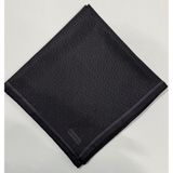 Vakko Tivil Monogram Ipek Eşarp 41408-SİYAH - Siyah - 90 x 90 cm