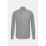 Vakko Twill Casual Shirt - XL - Gri