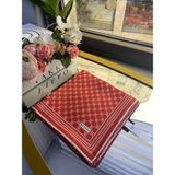Vakko Twill Eşarp - Kırmızı - Ekru