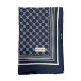 Vakko Twill İpek Şal - Özel Seri - Lacivert