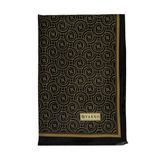Vakko Twill İpek Şal - Yeni Monogram - Acı Kahve