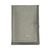 Vakko Twill İpek Şal - Yeni Monogram - Soft Çağla