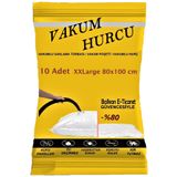 Vakum Hurcu 10'Lu Set Xxlarge 80X100 Cm Vakumlu Hurç - Vakumlu Poşet -