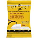Vakum Hurcu 20'Li Karma Set-1 Vakumlu Hurç - Vakumlu Poşet -