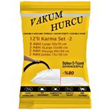 Vakum Hurcu 20'Li Karma Set-2 Vakumlu Hurç - Vakumlu Poşet -