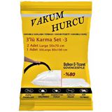 Vakum Hurcu 3'Lü Karma Set-3 Vakumlu Hurç - Vakumlu Poşet -