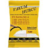 Vakum Hurcu 6'Lı Karma Set-4 Vakumlu Hurç - Vakumlu Poşet -