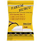 Vakum Hurcu 6'lı Karma Set-5 Vakumlu Hurç - Vakumlu Poşet -