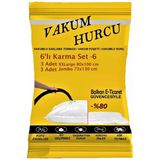 Vakum Hurcu 6'Lı Karma Set-6 Vakumlu Hurç - Vakumlu Poşet -3Xxl+3Jumb