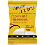 Vakum Hurcu 7'Li Karma Set-4 Vakumlu Hurç - Vakumlu Poşet - 2L+2Xl+2Xxl+1J
