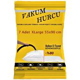 Vakum Hurcu 7'Li Set Xlarge 55X90 Cm Vakumlu Hurç - Vakumlu Poşet -
