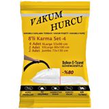 Vakum Hurcu 8'Li Karma Set-4 Vakumlu Hurç - Vakumlu Poşet -
