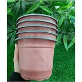 Vakum Saksı 100 Adet 14X11 cm 1,20 Lt Plastik Saksı Ucuz Saksı Fide Üretim Saksısı Fide Saksı
