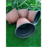 Vakum Saksı 30 Adet 14X11 cm 1,20 Lt Plastik Saksı Ucuz Saksı Fide Üretim Saksısı Fide Saksıs
