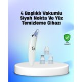 Vakum Teknolojili Siyah Nokta Temizleyici Cihaz – 4 Farklı Başlık ve Gözenek Temizliğ