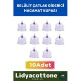 Vakumlu 5 Numara Hacamat Kupası 10 Adet Premium Seri Çatlak