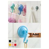 Vakumlu Duvar Askısı – Güçlü Tutucu Vakum Sistemli Askı | Banyo, Mutfak, Kapı, Havlu Askılığı