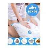 Vakumlu Hurç Yorgan Hurcu Valiz Düzenleyici Gardırop Düzenleyici Vakumlu Poşet 50X70 4 Adet