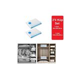 Vakumlu Hurç,Vakum Poşeti,Hurç,Vakumlu Organizer,Elbise İçin Hurç,Valiz Organizeri 2Li Küp Set Plast