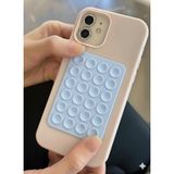 Vakumlu Silikon Telefon Tutucu, Telefon Vantuz, Telefon Ayna Tutucu, Duş, Tiktik video çekim tutucu (Bebe Mavisi, Tek Taraflı/Yapışkanlı)