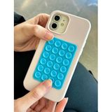 Vakumlu Silikon Telefon Tutucu, Telefon Vantuz, Telefon Ayna Tutucu, Duş, Tiktik video çekim tutucu (Canlı Mavi, Tek Taraflı/Yapışkanlı)