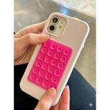 Vakumlu Silikon Telefon Tutucu, Telefon Vantuz, Telefon Ayna Tutucu, Duş, Tiktik video çekim tutucu (Canlı Pembe, Tek Taraflı/Yapışkanlı)