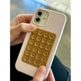 Vakumlu Silikon Telefon Tutucu, Telefon Vantuz, Telefon Ayna Tutucu, Duş, Tiktik video çekim tutucu (Kahverengi, Tek Taraflı/Yapışkanlı)
