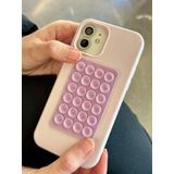 Vakumlu Silikon Telefon Tutucu, Telefon Vantuz, Telefon Ayna Tutucu, Duş, Tiktik video çekim tutucu (Lila, Tek Taraflı/Yapışkanlı)
