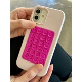 Vakumlu Silikon Telefon Tutucu, Telefon Vantuz, Telefon Ayna Tutucu, Duş, Tiktik video çekim tutucu (Mor, Tek Taraflı/Yapışkanlı)