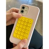 Vakumlu Silikon Telefon Tutucu, Telefon Vantuz, Telefon Ayna Tutucu, Duş, Tiktik video çekim tutucu (Sarı, Tek Taraflı/Yapışkanlı)